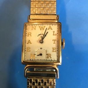 Vintage LORD ELGIN Famous Walter Hearn 14K GF 21 jewel  grade 559 wristwatch